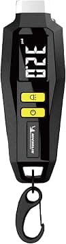 MICHELIN 12290 Digital Tyre Pressure Gauge | Portable Tire Pressure Monitor | Keyring Design | LED Display | Compact PSI/BAR/KPA Gauge | High Accuracy Readings ±1% up to 99 PSI | For Cars | Bikes - متتبع أسعار Amazon.sa