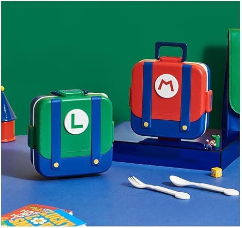 Super Brothers Bento Box for Kids 750ml Lunch Box with Utensils Stainless Steel Lunch Containers 3 Compartments Leak-Proof Bento Lunch Boxes for Boys Girls School Picnic (Red) on Amazon.ae - Price Tracker