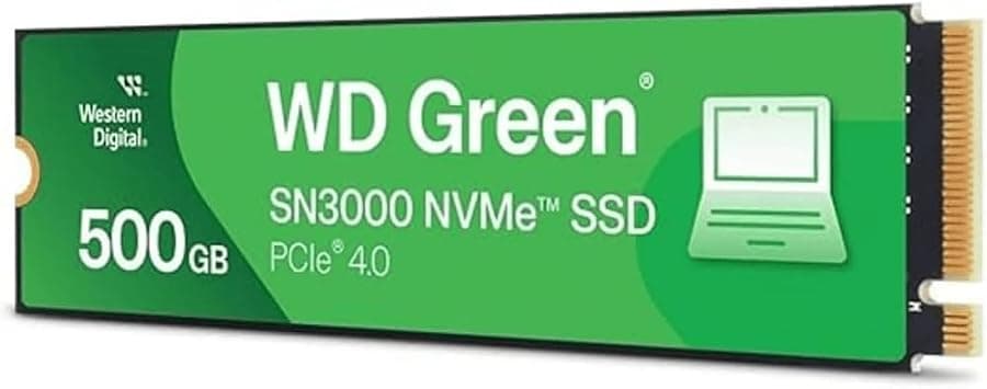 Western Digital 500GB WD Green SN3000 NVMe Internal SSD - Solid State Drive - Gen4 PCIe, M.2 2280, Up to 5,000 MB/s - WDS500G4G0E on Amazon.ae - Price Tracker