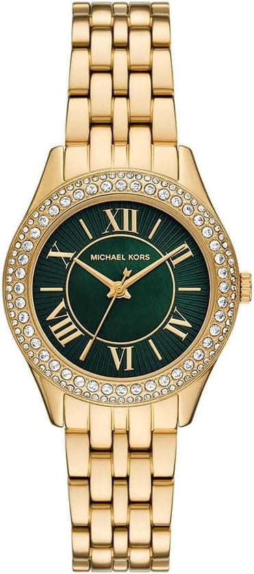 مايكل كورس ساعة هارلو MK4870 للنساء، مقاس الهيكل 33 ملم، ذهبي/ذهبي على Amazon.sa - متتبع الأسعار
