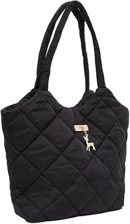 Styli Women 7012610701 Black Quilted Shoulder Bag Free Black, One Size on Amazon.ae - Price Tracker