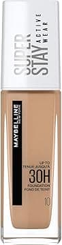 Maybelline New York - Liquid Foundation, Long-Lasting, No Transfer, High Coverage - Superstay Active Wear 30h - Colour: Ivory (10) - Volume: 30ml on Amazon.ae - Price Tracker