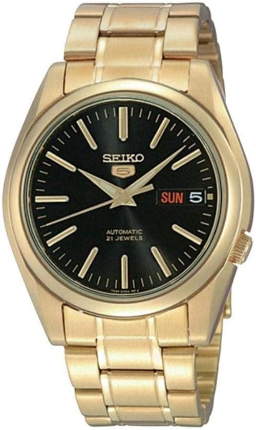 SEIKO Series 5 Automatic Black Dial Men's Watch SNKL50 on Amazon.ae - Price Tracker