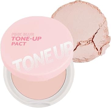 I'M MEME Compact - Tone-up Pact | With Calamine Powder, Pink Blur Effect, Mattify Skin, Pressed Powder, Gift, 0.35 Oz on Amazon.ae - Price Tracker