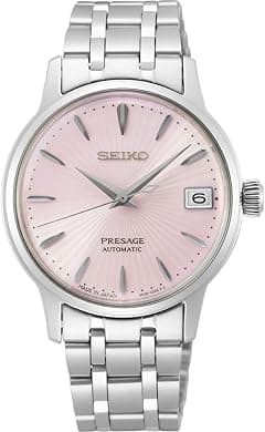 SEIKO PRESAGE Automatic Ladies Cocktail 'Pink Lady' Steel Watch SRP839J1, Pink - Amazon.sa Price Tracker