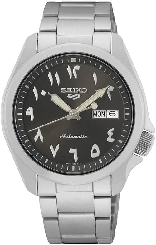 Seiko 5 Sports Automatic Arabic Grey Dial Watch For Men Srph47K1 on Amazon.ae - Price Tracker