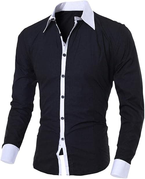 Mens Long Sleeve Button Down Shirt Men's Hawaiian Shirt على أمازون - دليلك لأفضل العروض