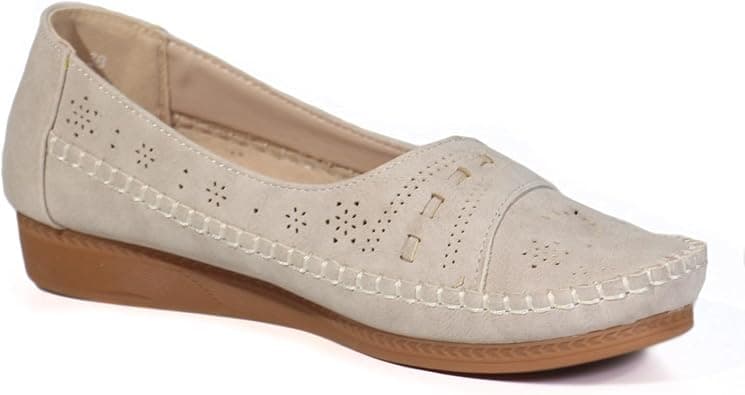 Women's Loafers Shoes | Leather, Soft Bottom, Casual and Comfortable Slip-On Loafers Shoes for Women, Girls & Ladies | Walking Women's Loafers for Office, Work & Travel on Amazon.ae - Price Tracker
