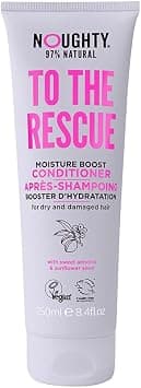 Noughty 97% Natural To The Rescue Moisture Boost Conditioner, to Gently Cleanse and Replenish Lost Moisture with Sweet Almond and Sunflower Seed, Sulphate Free Vegan Haircare 250ml on Amazon.ae - Price Tracker