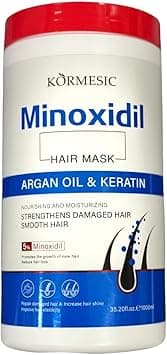 5% Minoxidil Hair Mask 1000ML, Repair Dry Damaged Nourishing Moisturizing Strengthening Improve Rough Hair & Promote Smooth Hairs Keratin Argan Oil HairBtox Treatment Mask, Sakura Collagen Hair Cream on Amazon.ae - Price Tracker