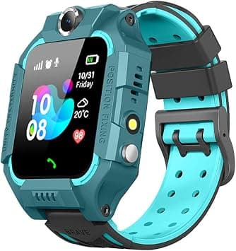 Cezona Q12 Kids Smartwatch Phone, Electronic Watch with SIM Card Support, BT Connectivity, Multiple Colours (Torquise) on Amazon.ae - Price Tracker