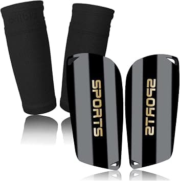 ALLBIZ Soccer Shin Guards for Kids Youth, Shin Guard and Leg Compression Sleeve for Boys and Girls for Football Games EVA Cushion Protection Reduce Shocks and Injuries (M) on Amazon.ae - Price Tracker