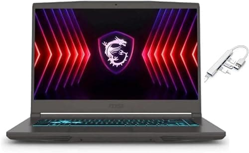 msi Thin 15.6 inch FHD 144Hz Gaming Laptop|Intel Core i5-13420H|NVIDIA GeForce RTX 4050 6GB|Backlit| 16GB RAM | 1024GB SSD |Windows 11 Home |Bundle with USB 3.0 Hub on Amazon.ae - Price Tracker