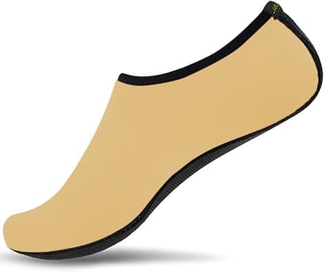 JACKSHIBO Water Shoes for Women Men Swim Beach Shoes Barefoot Quick-Dry Aqua Water Socks for Pool Yoga Surf Swimming على Amazon.ae - متتبع الأسعار