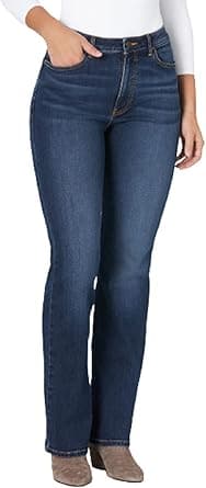 Wrangler womens High Rise True Straight Fit Jean Jeans on Amazon.ae - Price Tracker