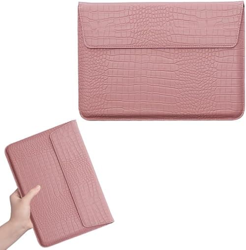 Azonee Laptop Sleeve, Crocodile Grain PU Leather Flap Style Case Bag, Compatible with MacBook Pro, 13 inch Notebook, for MacBook Air 13.6 inch 2022 M2 A2681 Air 13" A2337 M1 A2179 A1932 2021-2018 on Amazon.ae - Price Tracker