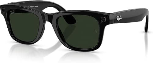 RAY-BAN Meta Gen 2 Wayfarer - AI Glasses for Men & Women - Shiny Black (1 Year manufacturer warranty) على Amazon.ae - متتبع الأسعار