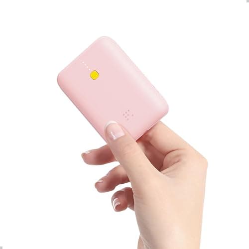Voltme Hypercore Lite 10000mAh Power Bank | 22.5W PD & QC 3.0 Fast Charging | Ultra-Compact Mini Portable Charger with USB-C In/Out & USB-A | battery pack for iPhone 17/16/15, iPad - Powder Pink on Amazon.ae - Price Tracker