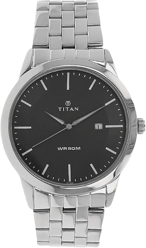 Titan Workwear Men’s Designer Dress Watch | Quartz, Water Resistant, Stainless Steel or Leather Band on Amazon.ae - Price Tracker