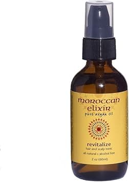 Moroccan Elixir Revitalize Argan Hair and Scalp Oil For Woman | Protects and Promotes Growth | Provides Antioxidants Minerals & Vitamin E | Reduces Frizz and Adds Shine, (1.7 oz) on Amazon.ae - Price Tracker