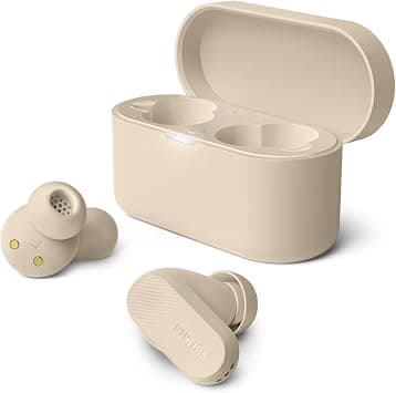 Philips True Wireless Earbuds, Active Noise Cancelling Pro, Bluetooth 5.3, 10mm Drivers, Dual Mic, 24H Playtime, IPX4 Water Resistant, In-Ear, Beige, TAT3509BG/97 على Amazon.ae - متتبع الأسعار