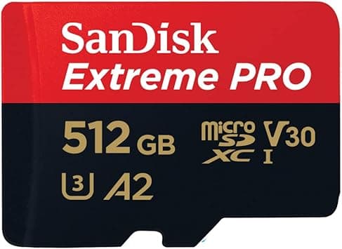 SanDisk 512GB Extreme Pro microSD UHS I Card for 4K Video on Smartphones, Action Cams & Drones 200MB/s Read, 140MB/s Write, SDSQXCD 512G GN6MA, Red/Black on Amazon.ae - Price Tracker