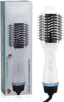 ENZO " EN-6211 Professional Hair Straightener – Ceramic Plate Flat Iron with Adjustable Temperature Control, Fast Heat-Up, Intl Version (WHITE) on Amazon.ae - Price Tracker