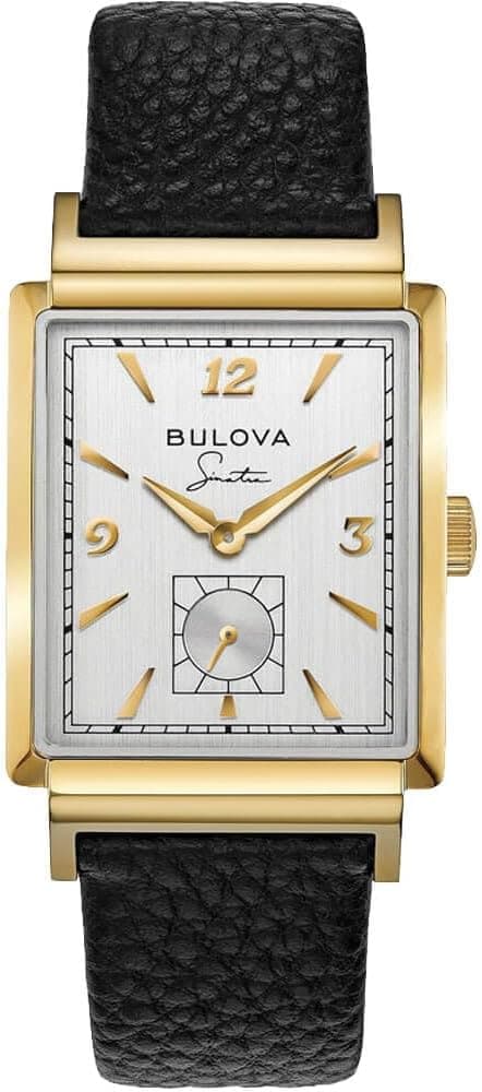 Bulova Men's Frank Sinatra My Way Leather Strap Watch on Amazon.ae - Price Tracker