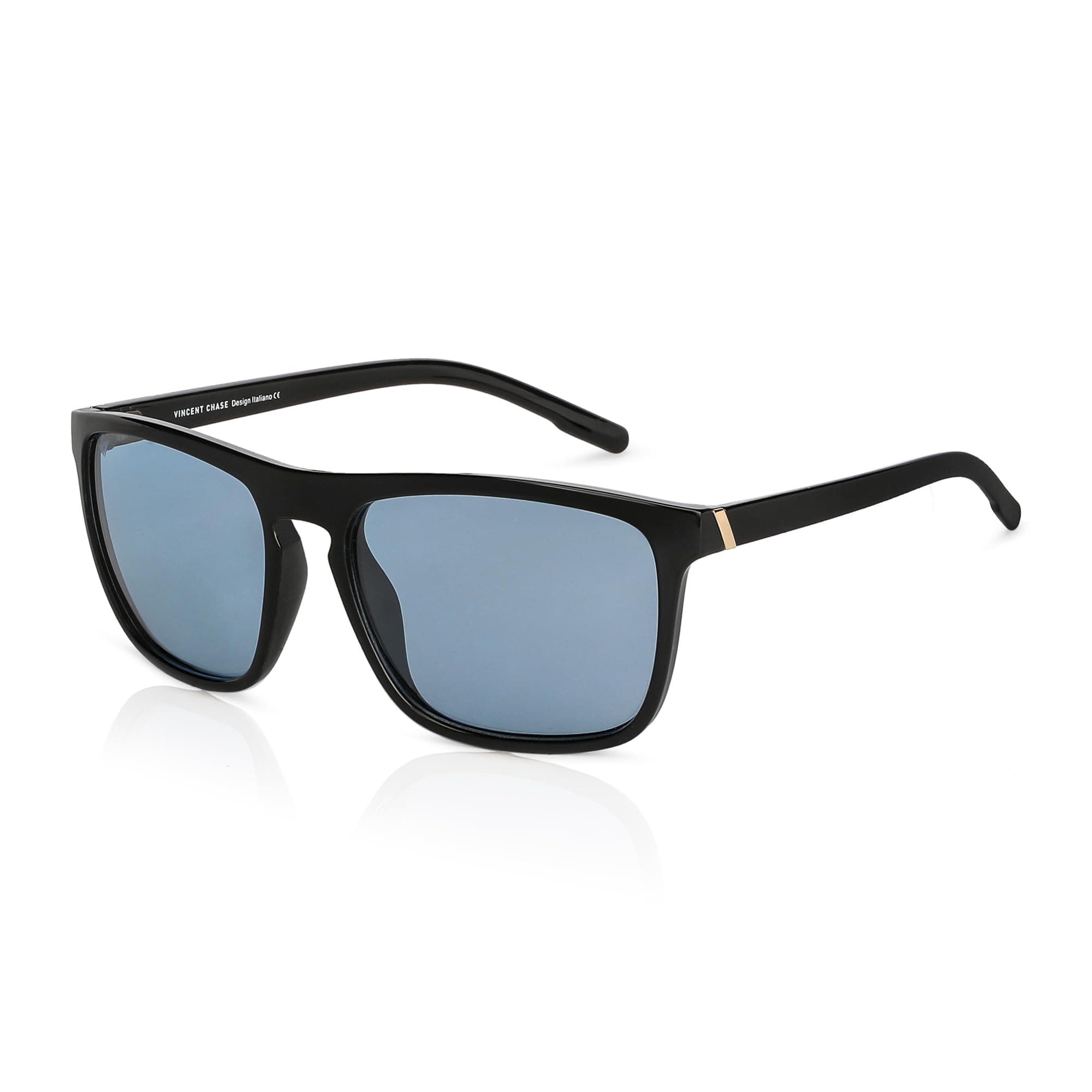 VINCENT CHASE EYEWEAR By Lenskart | Black Sky Blue Full Rim Square | MIRAGE | Branded Latest and Stylish Sunglasses | Polarized and 100% UV Protected (UV 400) | Men & Women | Large | VC S13981 on Amazon.ae - Price Tracker