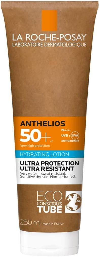 La Roche-Posay Anthelios Hydrating Lotion Sunscreen SPF 50+ for Face and Body 250 ml on Amazon - Best Deal Finder