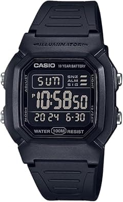 Casio W800HG Series | Mens Digital Watch | 100 Meter Water Resistance | Multi Function Alarm | 100 SEC Stopwatch | Auto Calendar | Countdown Timer | LED Light | Dual Time| 10 Year Battery - Amazon.sa Price Tracker