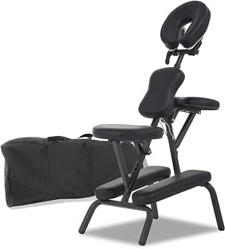 TAYGUM Portable Folding Massage Chair - Tattoo & Therapy Chair with Thick Sponge, Adjustable Height, Face Cradle - Salon & Spa Massage Chair with Carrying Bag on Amazon.ae - Price Tracker