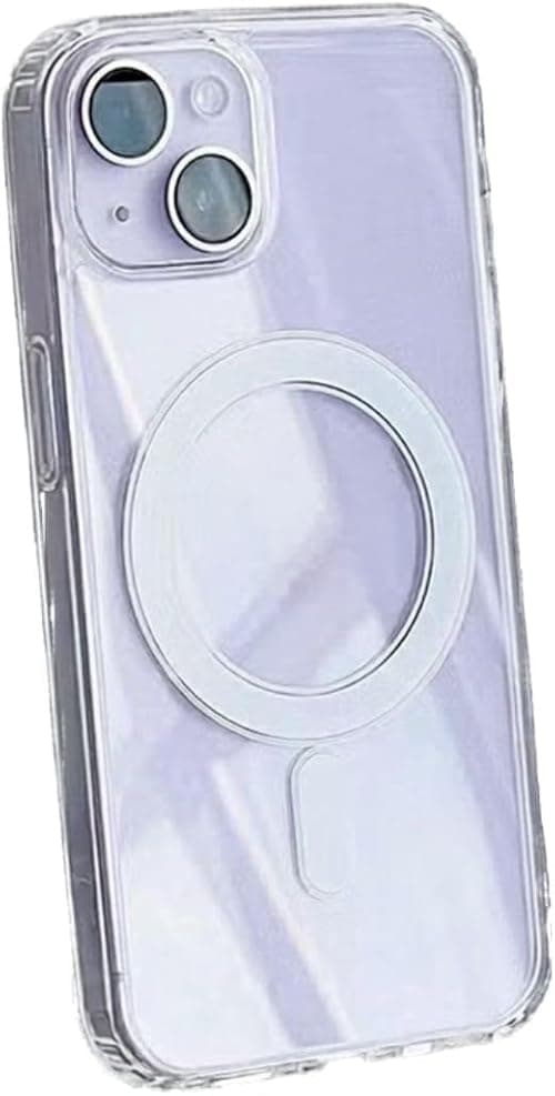 Transparent Magnetic Shockproof Cleasr Case Cover for iPhone 15 Plus – Clear Slim Protective Case with Strong Magnetic Adsorption & Drop Protection (iPhone 15 Plus) على Amazon.ae - متتبع الأسعار