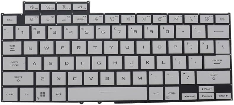 New Replacement Keyboard for Asus ROG Zephyrus G14 GA403 GA403U GA403UV Air GA403 Backlit US White on Amazon.ae - Price Tracker