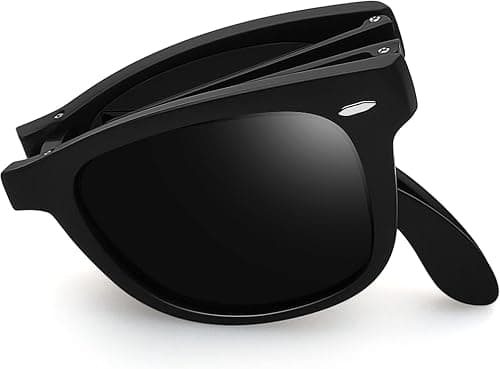 Joopin Square Folding Sunglasses for Men Women UV400 Protection Driving على أمازون - دليلك لأفضل العروض