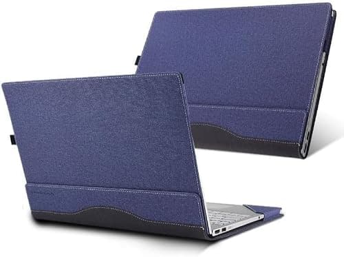 Gruattreay Cover Case Compatible with 14 inch HP OmniBook X Flip 14 (14-fk0001AU 14-fm0000TU) 2-in-1 Laptop PU Leather Detachable Notebook Sleeve Computer Bag Protective (Dark Blue) on Amazon.ae - Price Tracker