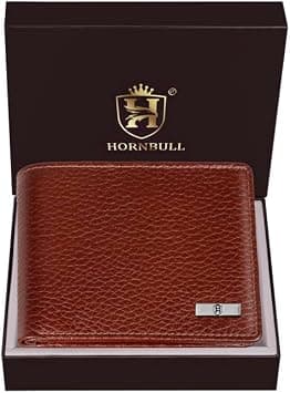 HORNBULL Maddison RFID Blocking Leather Wallet for Men | Wallets Men Leather | Mens Wallet Cognac Brown on Amazon.ae - Price Tracker