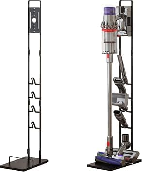 Foho Vacuum Stand, Storage Bracket Stand Holder, Stable Vacuum Stand Compatible with Dyson V15 V11 V10 V8 V7 V6 Handheld Cordless Vacuum Cleaners & Accessories & Attachments - متتبع أسعار Amazon.sa
