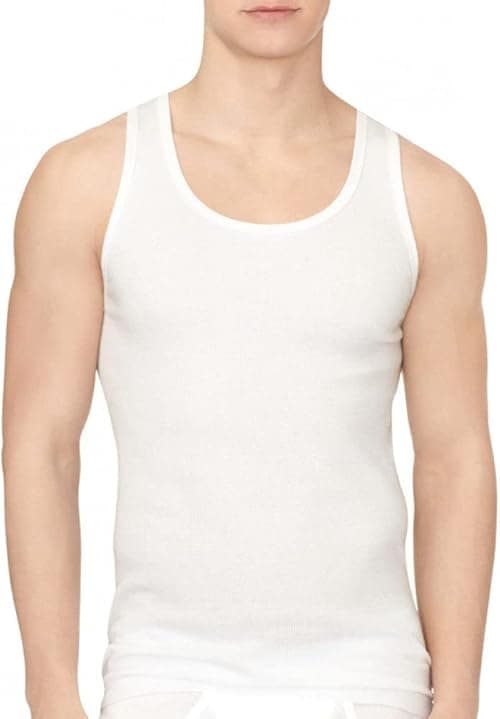 Calvin Klein mens Undershirts Cotton Classics 3 Pack Tank Tops Undershirt (pack of 3) on Amazon.ae - Price Tracker