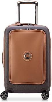 DELSEY PARIS Chatelet AIR 2.0 55 CM Cabin Polycarbonate 4 Double Wheel Brown Expandable Carry-on Hardside Trolley Bag, Suitcase, Lugguage, Brown, Central Hardside Expandable Luggage with Spinner on Amazon - Best Deal Finder