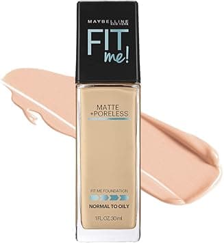 Maybelline New York Fit Me Matte+Poreless Liquid Foundation (With Pump), 125 Nude Beige, 30ml on Amazon.ae - Price Tracker
