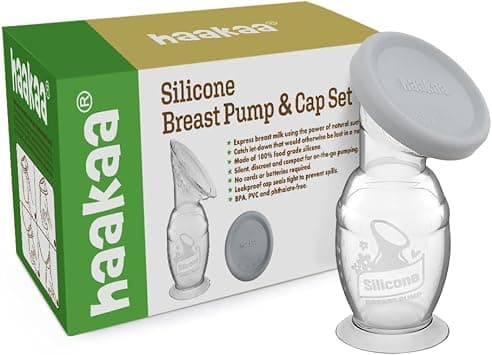Haakaa Gen 2 Silicone Breast Pump with Suction Base and Leak-Proof Silicone Cap, 5 oz/150 ml, BPA PVC and Phthalate Free 1 Count (Pack of 1) على Amazon.ae - متتبع الأسعار