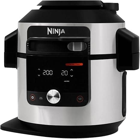 Ninja Foodi MAX 15-in-1 SmartLid Multi-Cooker with Smart Cook System, 7.5L, Recipe Guide included, Black/Silver, OL750ME, 2 Years Warranty on Amazon.ae - Price Tracker