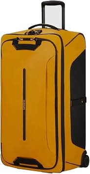 Samsonite Paradiver Wheeled Duffle Bag 79 cm / 29 inch, Yellow|Reflective Pattern|TSA Lock|ID Tag|Spacious Interior|Water Repellent Material|RPET - 5 Years International Warranty on Amazon.ae - Price Tracker