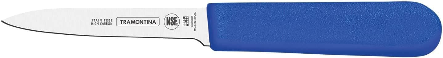 Tramontina Professional 4 Inches Paring Knife with Stainless Steel Blade and Blue Polypropylene Handle with Antimicrobial Protection on Amazon.ae - Price Tracker