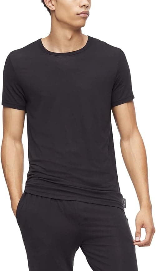 Calvin Klein mens Ultra-soft Modern Modal Lounge Crewneck T-shirt Undershirt (pack of 1) on Amazon.ae - Price Tracker