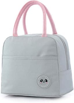 Lunch Bag Insulated Lunch Bags for Women,Lunch Cool Bag Adults Water-Resistant Thermal Leak-Proof Lunch Organizer for Children Men Work Picnic (Grey) on Amazon.ae - Price Tracker
