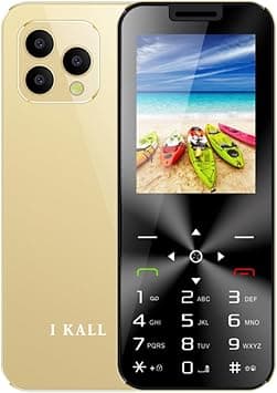 IKALL K666 Slim Feature Phone (2.8" Display, 1700 mAh and Type-C Charging) (Golden) on Amazon.ae - Price Tracker