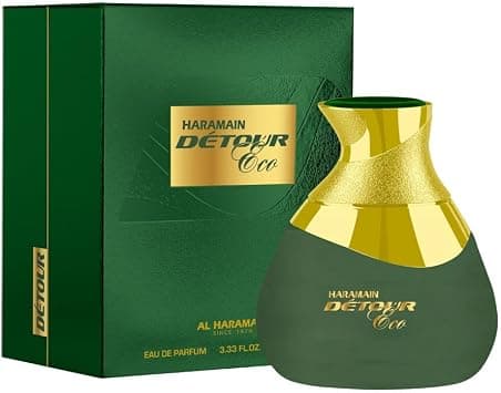 Al Haramain Detour Noir Eco Eau De Parfum 100ml | Oriental Woody Unisex Perfume – Lavender, Clary Sage, Bergamot, Saffron, Praline, Agarwood & Cedar | Long Lasting Eco-Conscious Fragrance on Amazon - Best Deal Finder
