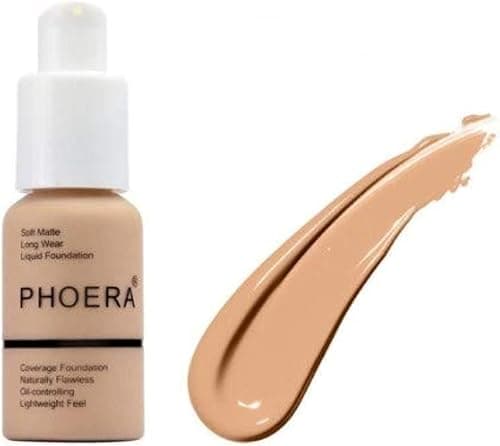 Phoera Aquapurity ® Full Coverage Foundation Soft Matte Oil Control Concealer 30ml Long Lasting Flawless Cream Smooth (102 NUDE) on Amazon.ae - Price Tracker